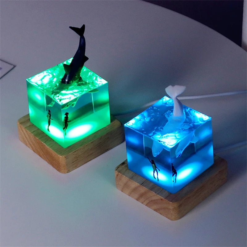 baleine bleue veilleuse
