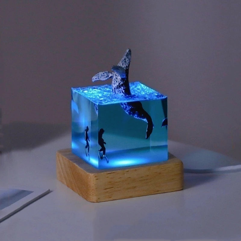 baleine bleue veilleuse